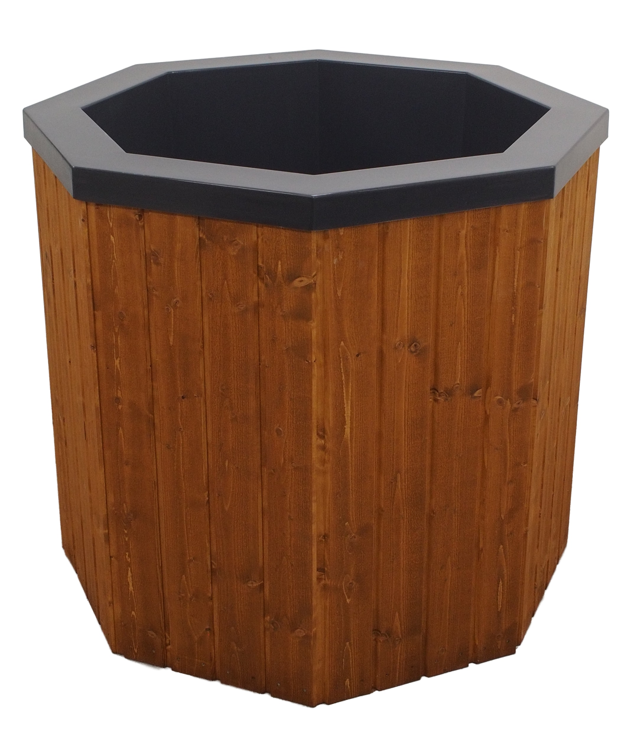 Cold water tub wooden enclosure