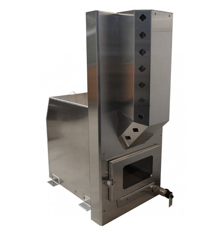 Wood-fired integrated stove