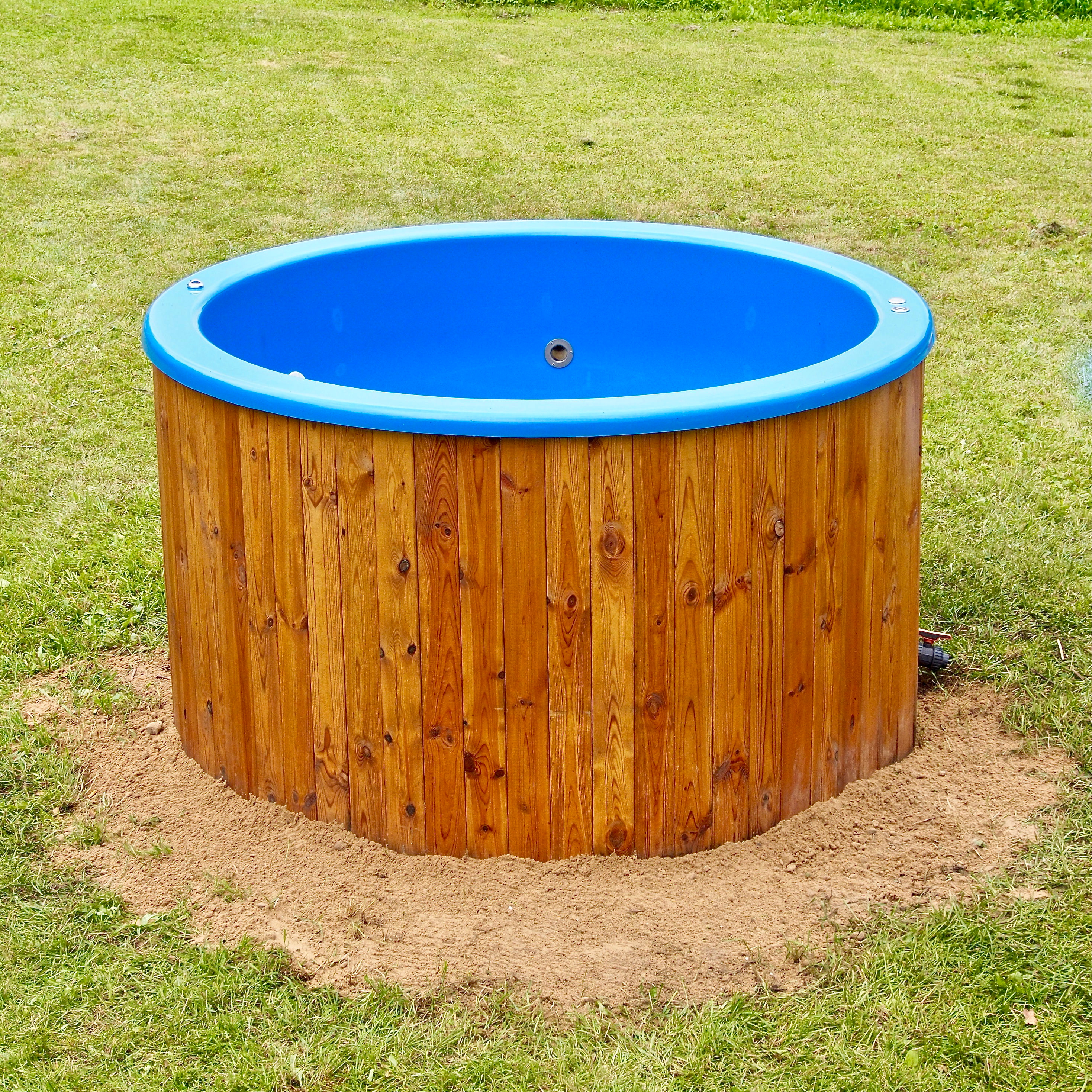 Wooden Enclosure for Hot Tub
